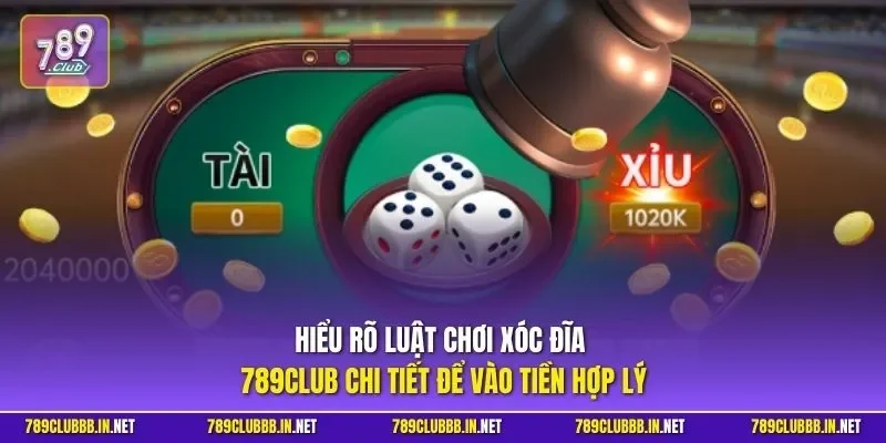 Hiểu rõ luật chơi xóc đĩa 789CLUB chi tiết để vào tiền hợp lý